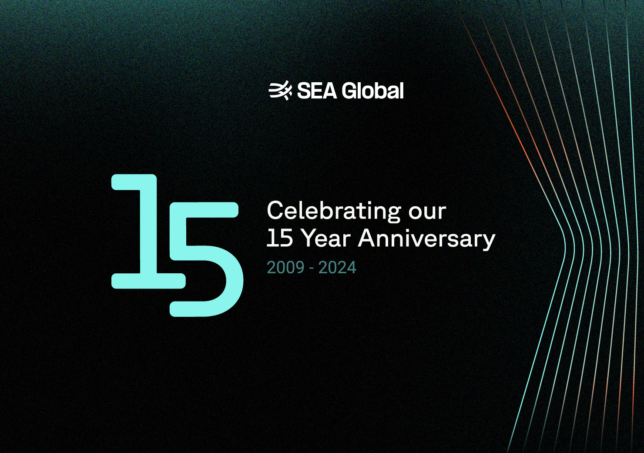 Sea Global 15 Years Logo_355 x 250px
